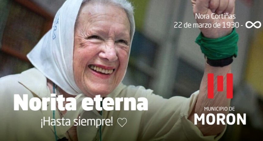 Profundo dolor por el fallecimiento de Nora Cortiñas