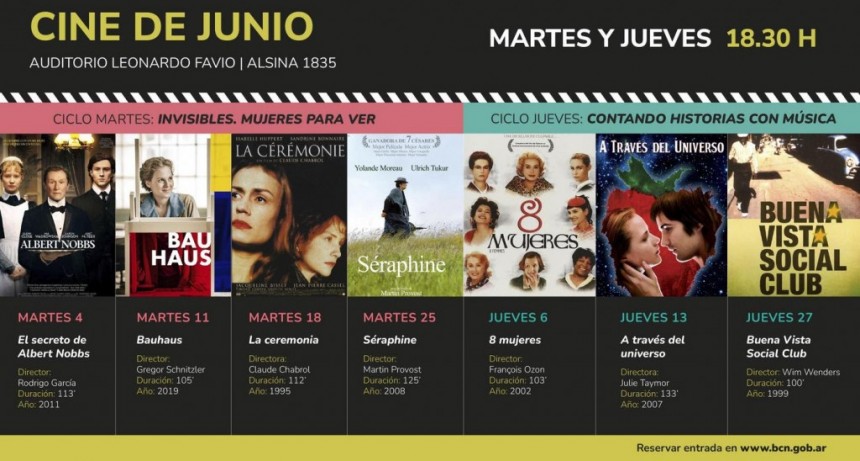 La Biblioteca del Congreso ofrece en junio dos ciclos de cine sobre mujeres e historias con música