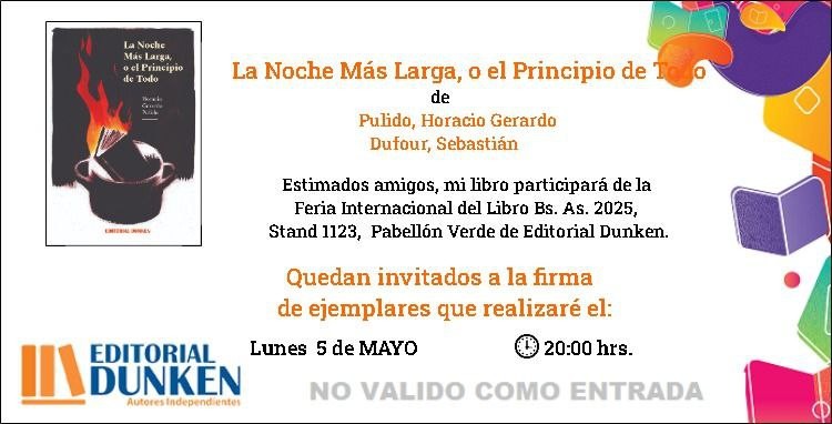 Editorial Dunken anuncia la presentación de 
