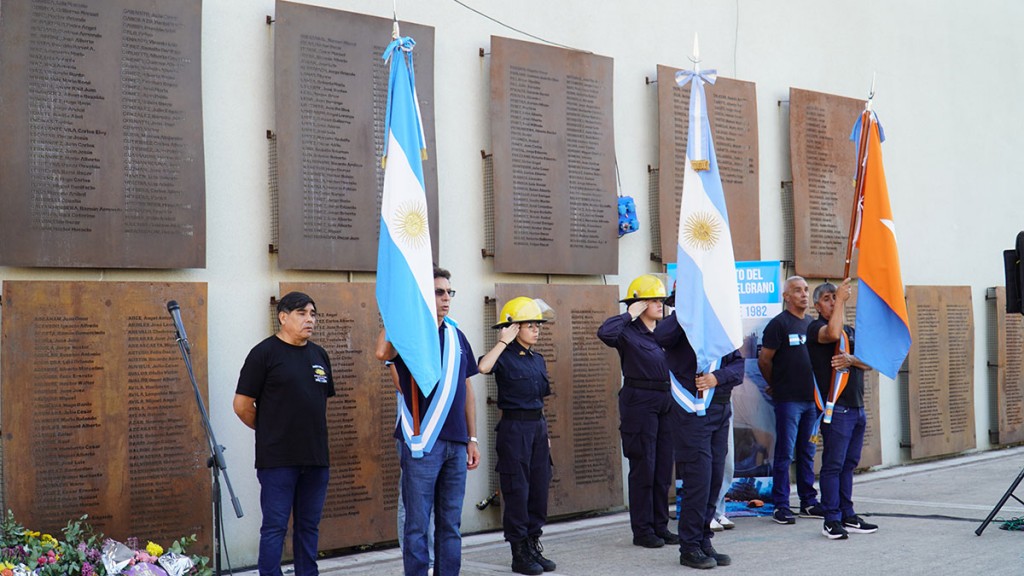 Merlo homenajeó a los caídos en el ARA General Belgrano a 43 años del hundimiento