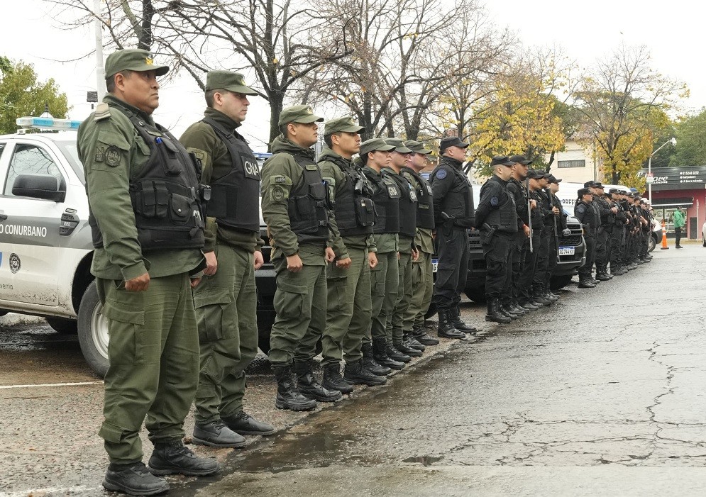 Despliegue conjunto de fuerzas federales y provinciales en Esteban Echeverría