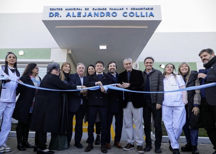 Kicillof inauguró un nuevo Centro de Salud en Wilde y anunció obras por $2.500 millones para el Hospital Perón