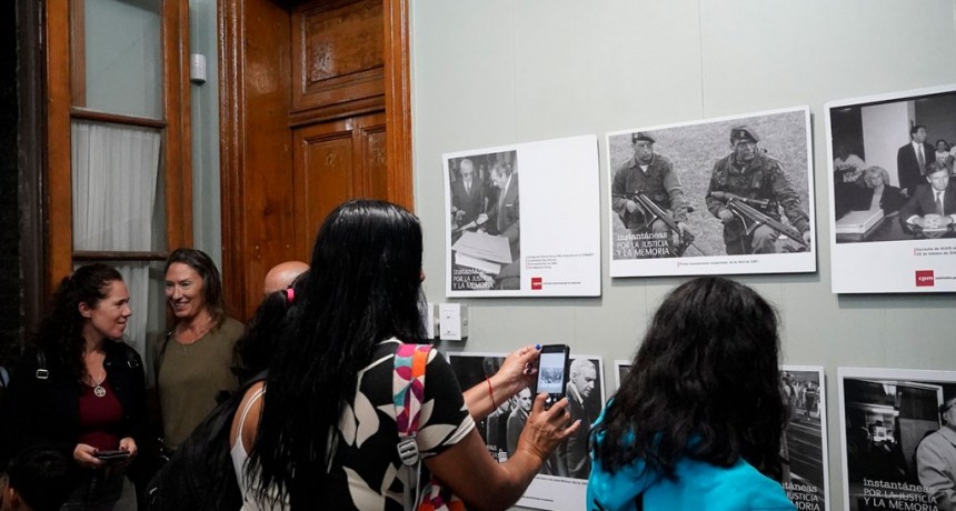 Merlo rindió homenaje a las víctimas de la dictadura y a Marcela Maidana