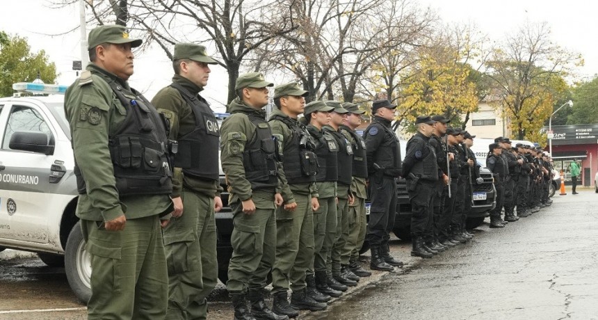 Despliegue conjunto de fuerzas federales y provinciales en Esteban Echeverría