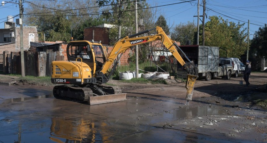 Reconstruyen calles clave en Libertad para mejorar el tránsito y la seguridad vial