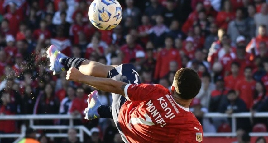 Chilena inolvidable y pase a cuartos: Independiente ganó con una joya de Montiel y enfrentará a Boca