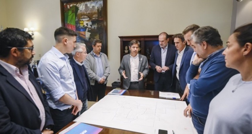 Kicillof anunció una megaobra hidráulica en Bahía Blanca para triplicar el caudal del Canal Maldonado