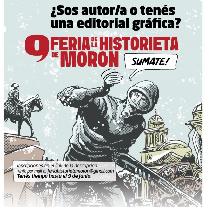 Morón convoca a historietistas y editoriales para una nueva edición de su feria gráfica