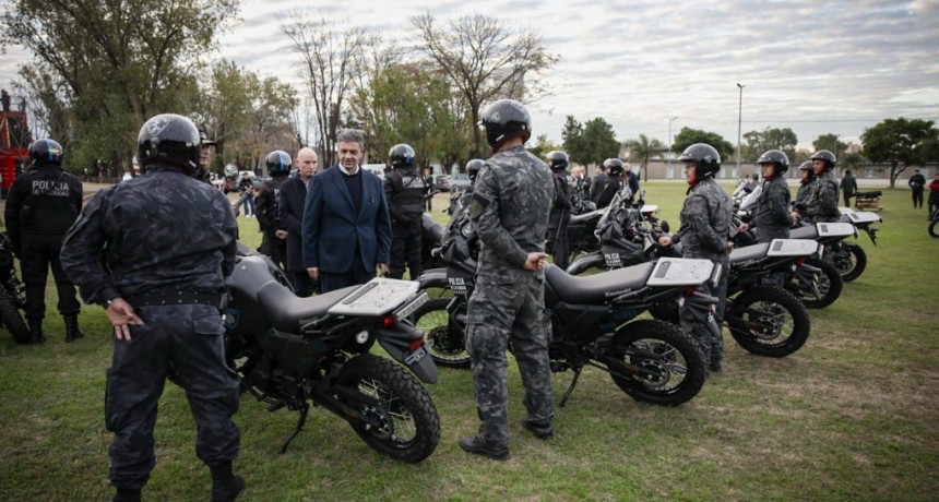 La Ciudad suma patrulleros, motos y un simulador de incendios para reforzar la seguridad