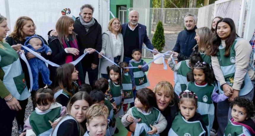 Katopodis inauguró un nuevo Centro de Desarrollo Infantil que el Gobierno Nacional había abandonado