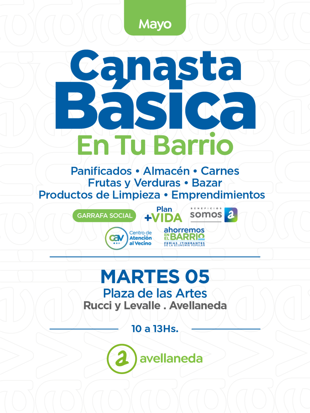 Nueva jornada de la canasta b&aacute;sica en Avellaneda: alimentos y productos a precios populares