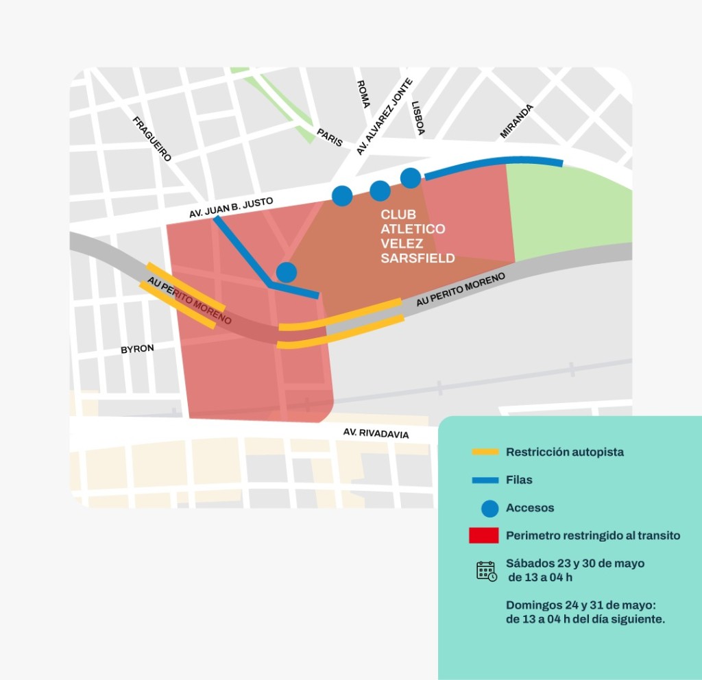 Cortes y desv&iacute;os por un evento musical en V&eacute;lez: qu&eacute; calles estar&aacute;n afectadas