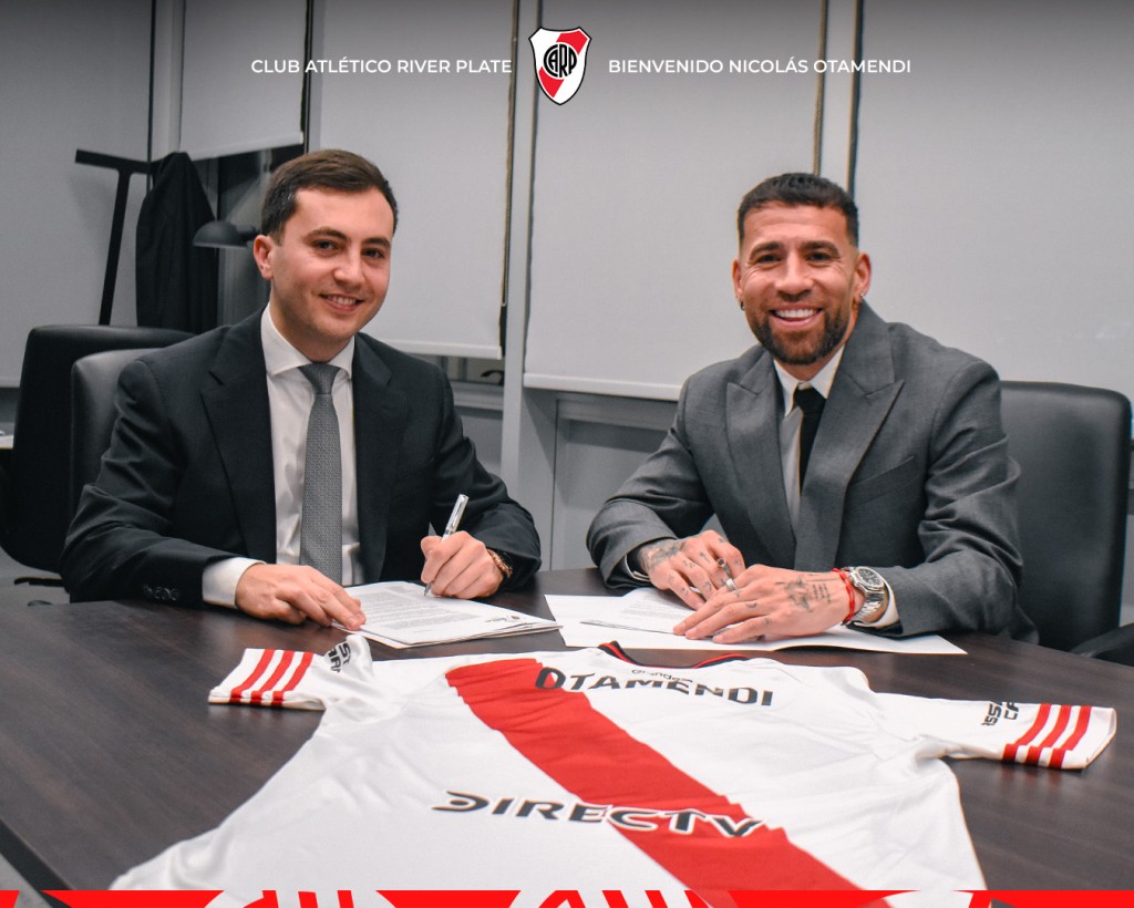 El sue&ntilde;o se hizo realidad: Otamendi firm&oacute; con River y ya tiene fecha de llegada
