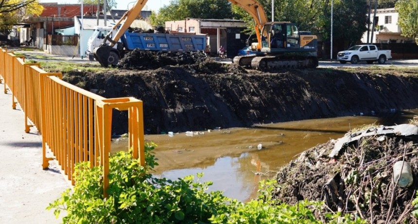 Avanzan las obras de limpieza y saneamiento en el R&iacute;o Matanza Riachuelo y el arroyo Ortega