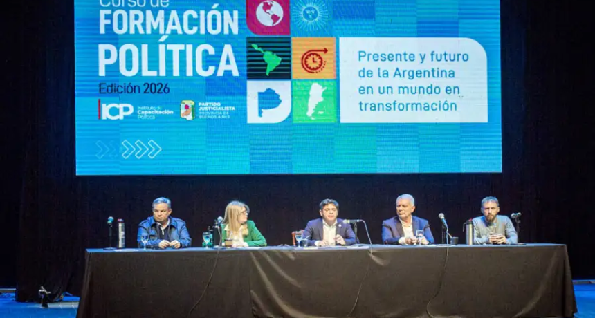 Un reclamo por Cristina y un canto por Axel: la interna peronista qued&oacute; expuesta en un acto de Kicillof