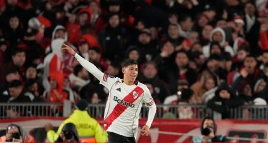 River rescat&oacute; un empate en el final ante Bragantino y qued&oacute; a un paso de los octavos