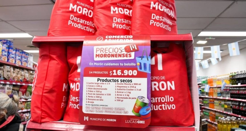 Mor&oacute;n lanz&oacute; una canasta econ&oacute;mica: qu&eacute; productos incluye y cu&aacute;nto cuesta comprarla completa