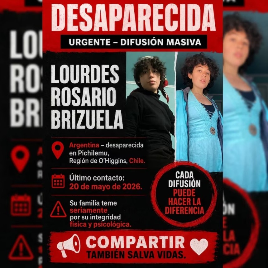 Misterio por una joven argentina desaparecida en Chile: antes de perder contacto alert&oacute; que &ldquo;la estaban siguiendo&rdquo;