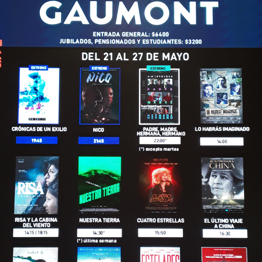 El Cine Gaumont renueva su cartelera con estrenos, cine nacional y funciones a precios populares