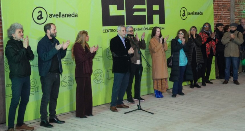 Avellaneda inaugur&oacute; un centro audiovisual hist&oacute;rico junto a figuras del cine y la televisi&oacute;n