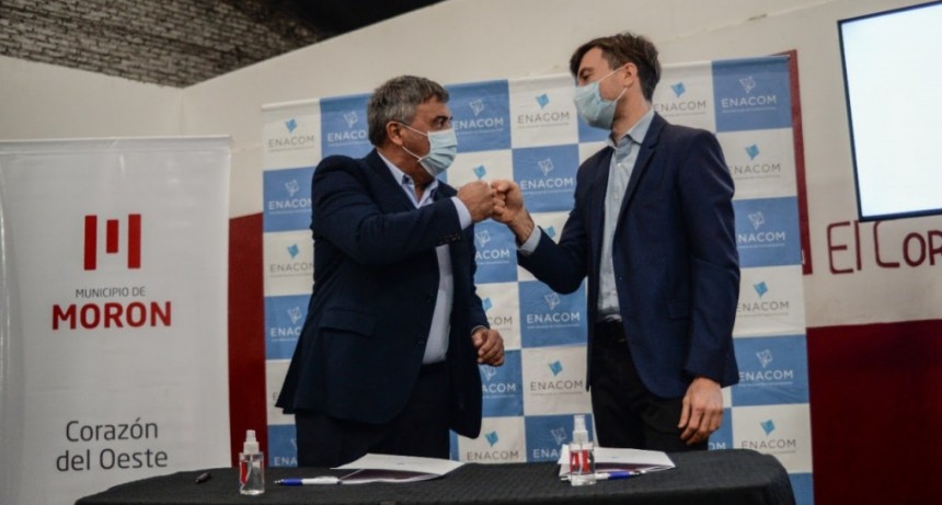 El Municipio de Morón y Nación brindarán internet gratuita en barrio populares