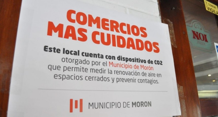 El Municipio de Morón comenzó a entregar medidores de ambiente en comercios gastronómicos