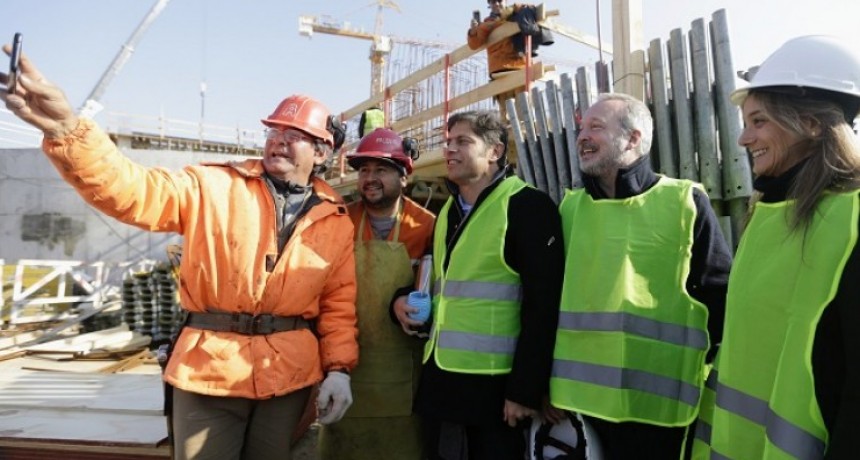 Kicillof recorrió los avances de la megaobra del Sistema Riachuelo