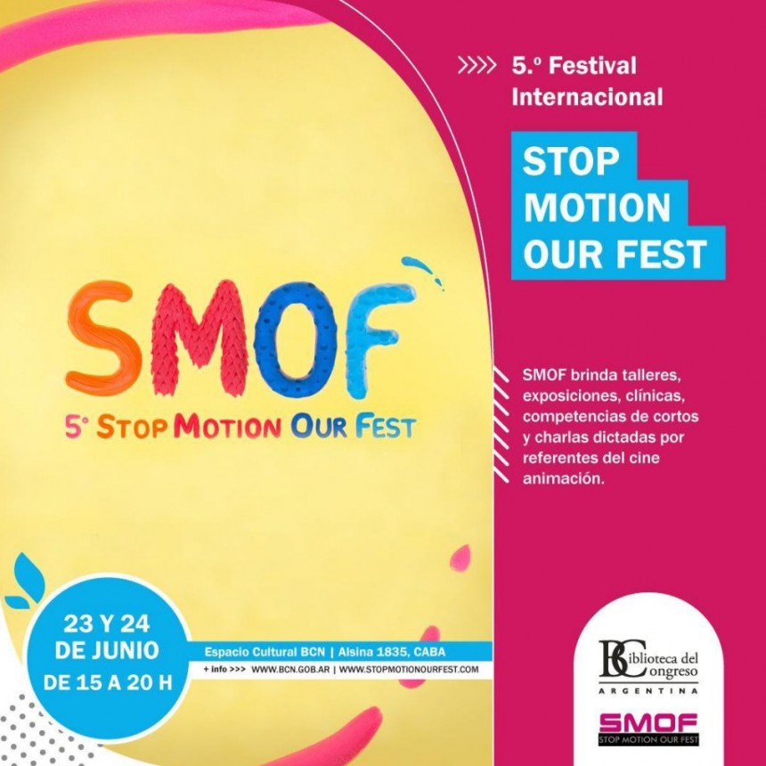 La Biblioteca del Congreso será sede del Festival Internacional de Stop Motion más importante de Sudamérica