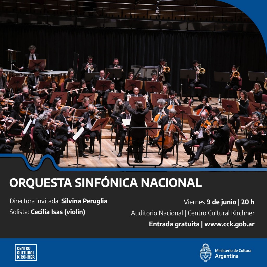 Música de los siglos XIX, XX y XXI por la Orquesta Sinfónica Nacional