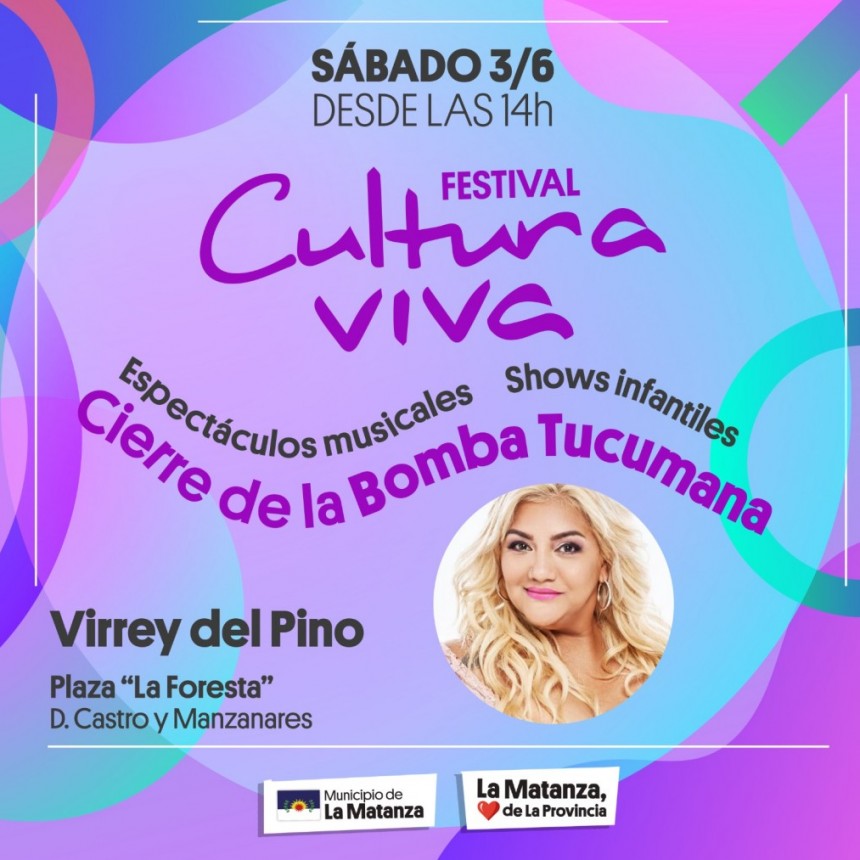 Llegan los “Festivales Cultura Viva” a las plazas de La Matanza