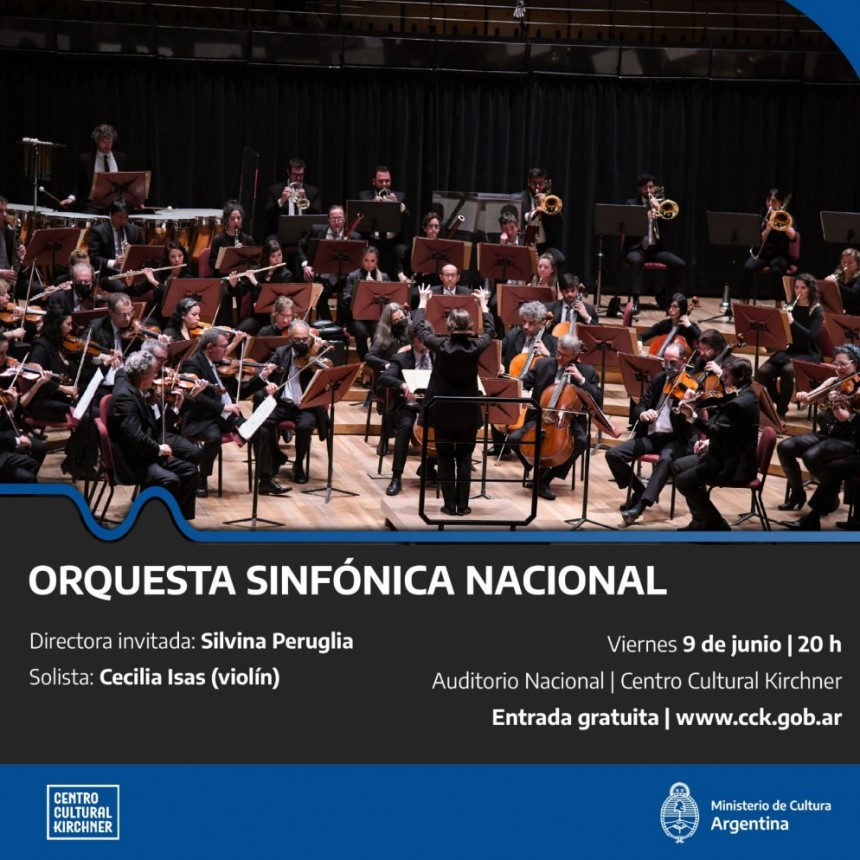 Música de los siglos XIX, XX y XXI por la Orquesta Sinfónica Nacional