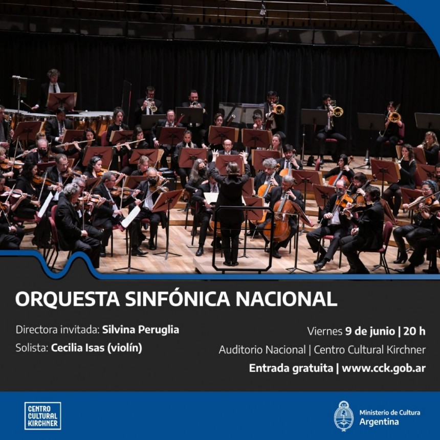 Música de los siglos XIX, XX y XXI por la Orquesta Sinfónica Nacional