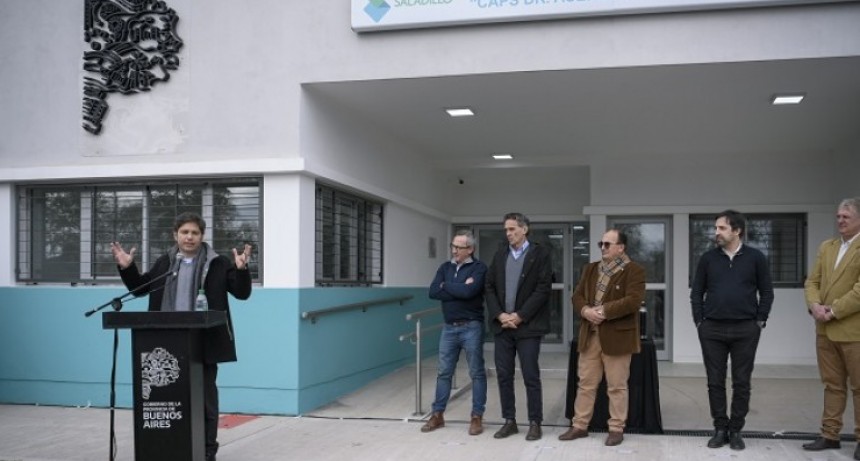 Kicillof Inaugura el Nuevo Edificio del Centro de Atención Primaria de la Salud en Barrio Falucho