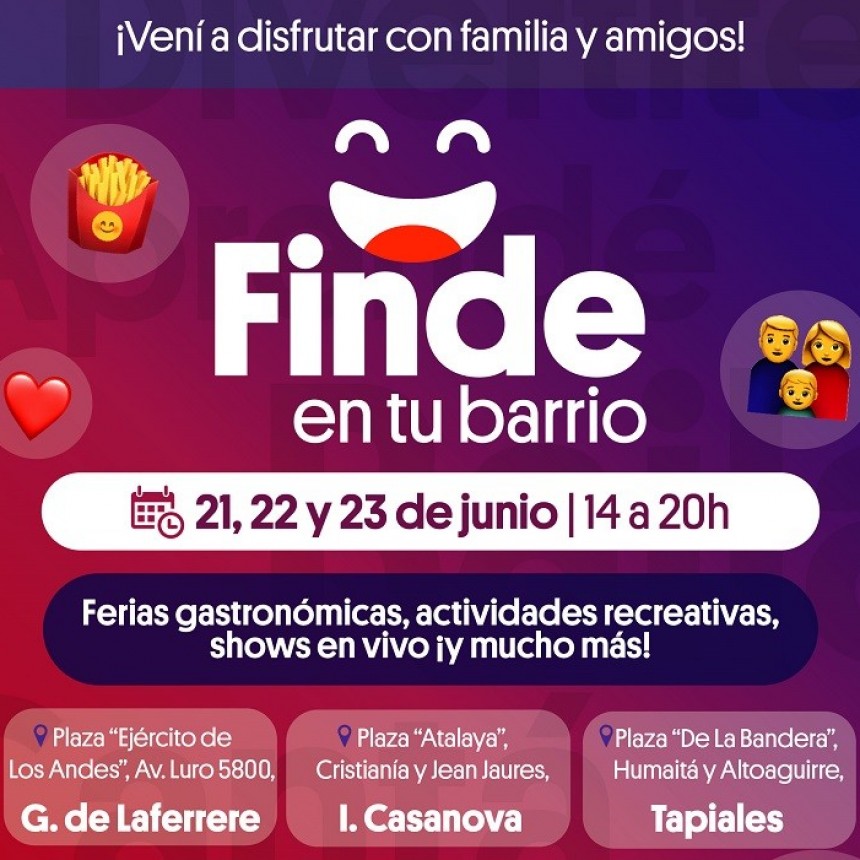 La Matanza: fin de semana con actividades y eventos para toda la familia