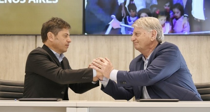 Kicillof y Ziliotto Firmaron un Convenio de Colaboración entre Buenos Aires y La Pampa