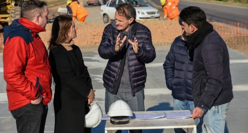 Katopodis supervisa importantes obras de infraestructura en Marcos Paz