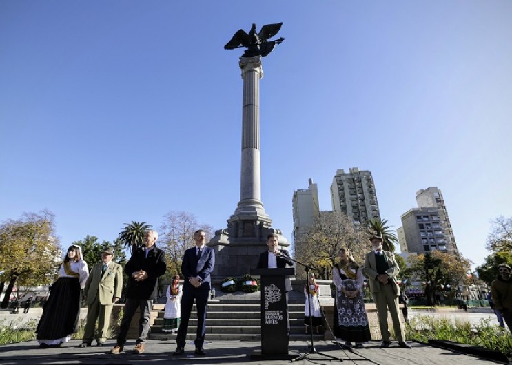 Kicillof y Alak reinauguraron Plaza Italia tras una remodelación integral