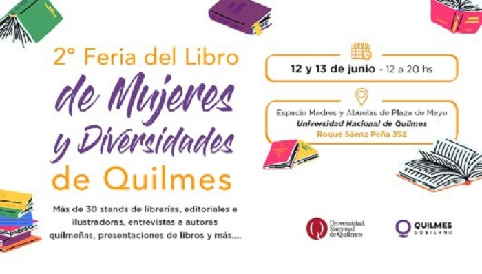 Quilmes se prepara para una nueva edición de la Feria del Libro de Mujeres y Diversidades