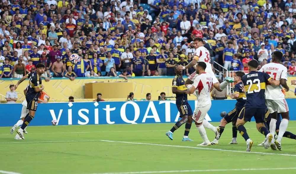 Boca estaba para ganarlo y se le escapó ante Benfica por un gol de Otamendi