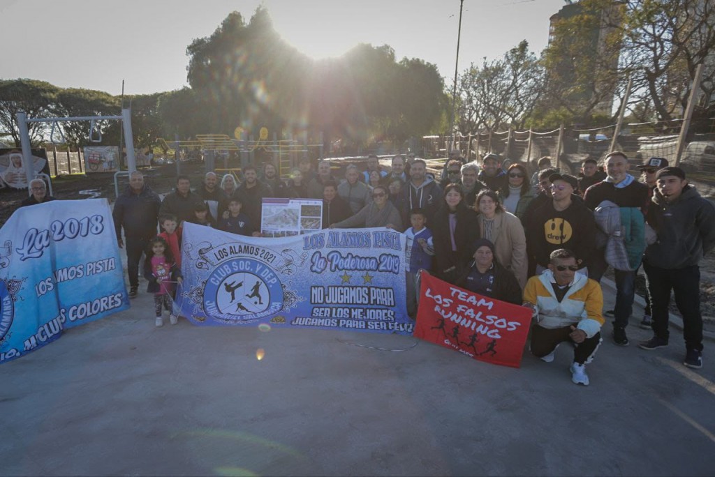 Avanza una nueva obra en el Parque de la Ciudad para fomentar el deporte y la recreación en Quilmes Oeste