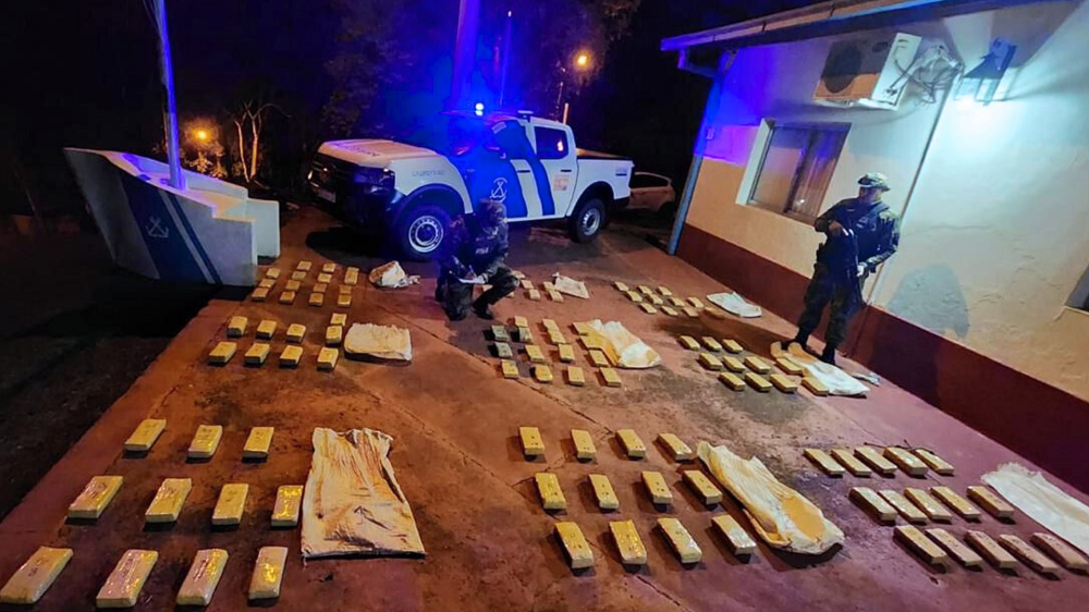 Prefectura secuestró más de 97 kilos de marihuana en un operativo en Misiones