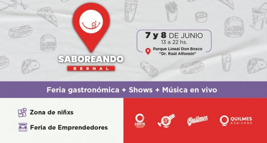 Llega a Quilmes una nueva edición de la feria gastronómica “Saboreando”