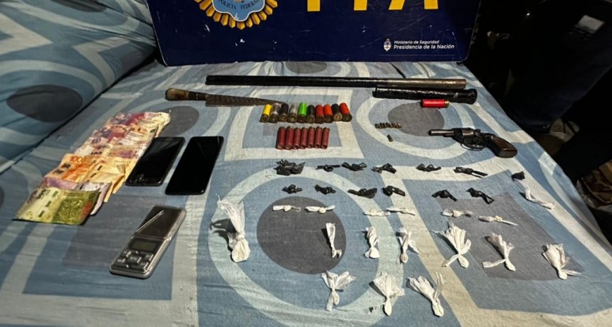 Desmantelan búnker narco en La Matanza: detienen a un hombre armado y con cocaína
