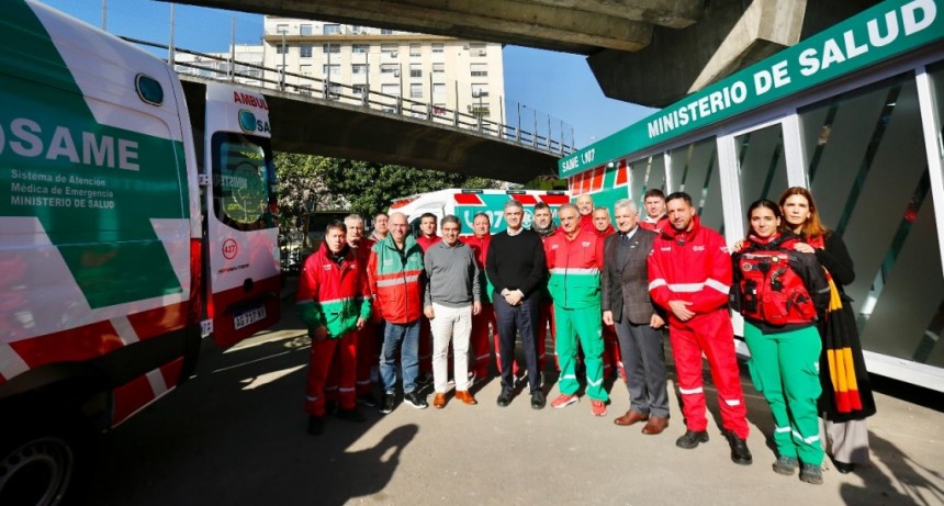 El SAME sumó una nueva base operativa en el microcentro y promete llegar en menos de 5 minutos a cualquier emergencia