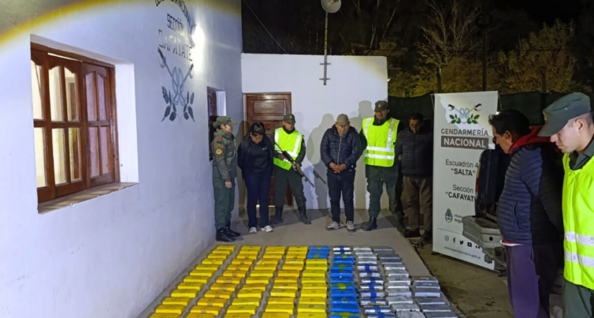 Cae en Salta cargamento de 200 kilos de cocaína: cuatro detenidos