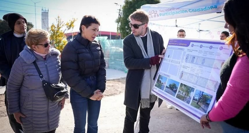 Mayra Mendoza destacó la refacción integral de la plazoleta “Héctor Cámpora”, financiada con fondos municipales