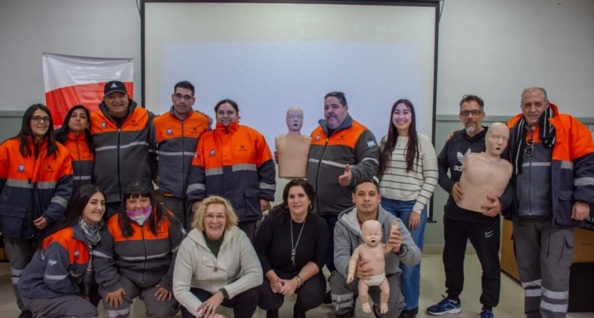 Morón capacitó a su personal de seguridad en primeros auxilios