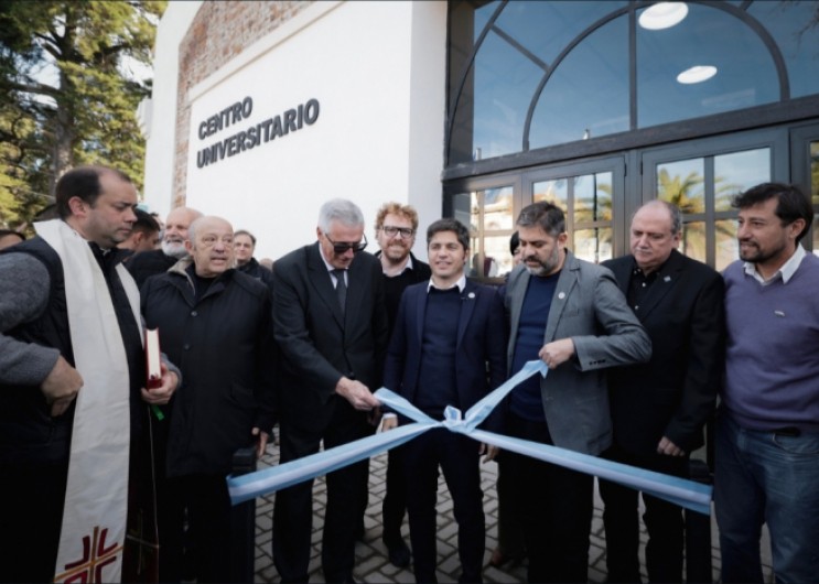 Kicillof inaugur&oacute; un nuevo centro universitario y redobl&oacute; la apuesta por la educaci&oacute;n p&uacute;blica en el interior bonaerense