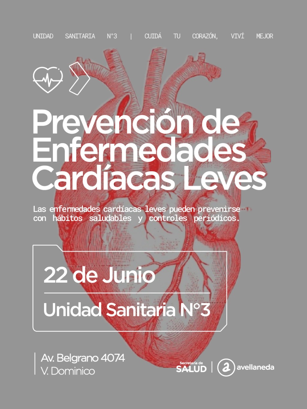 Avellaneda impulsa una jornada para prevenir enfermedades card&iacute;acas y promover h&aacute;bitos saludables