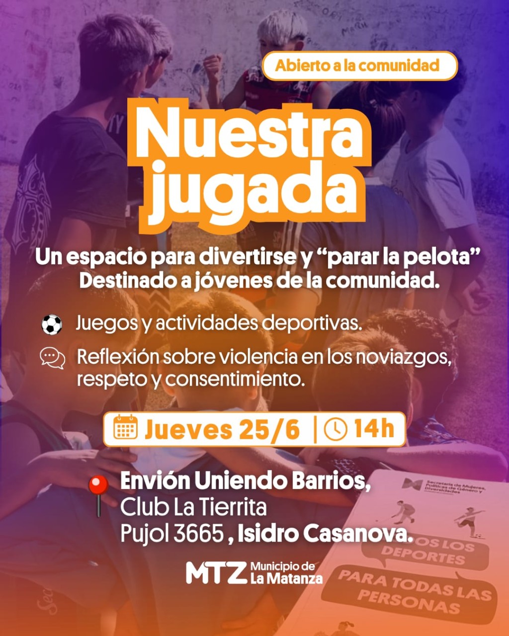 Nuestra jugada: reflexiones sobre violencias de g&eacute;nero desde el deporte